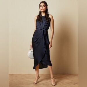 Ted Baker Women's Poshan Keyhole
Detail Midi Dress - Navy NWT